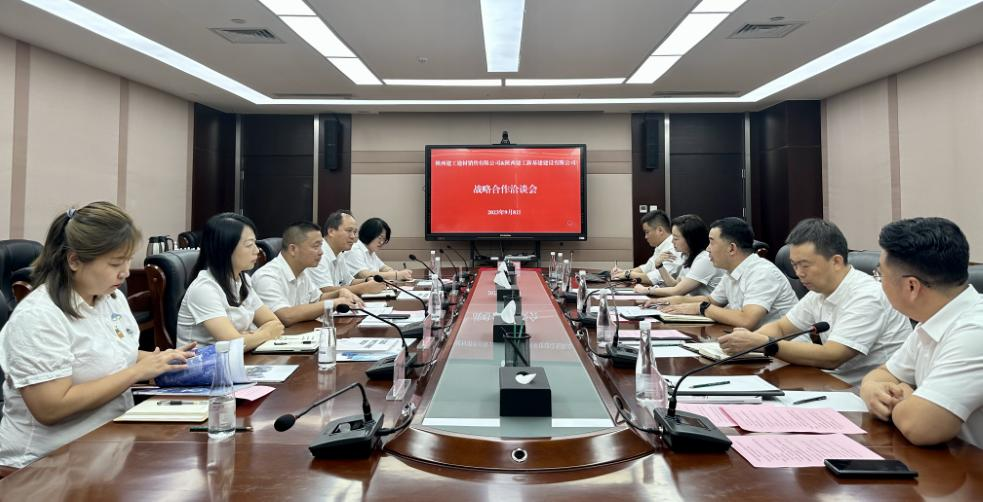 深化合作 共贏發(fā)展丨陜建新基建建設公司與陜建建材銷售公司座談交流